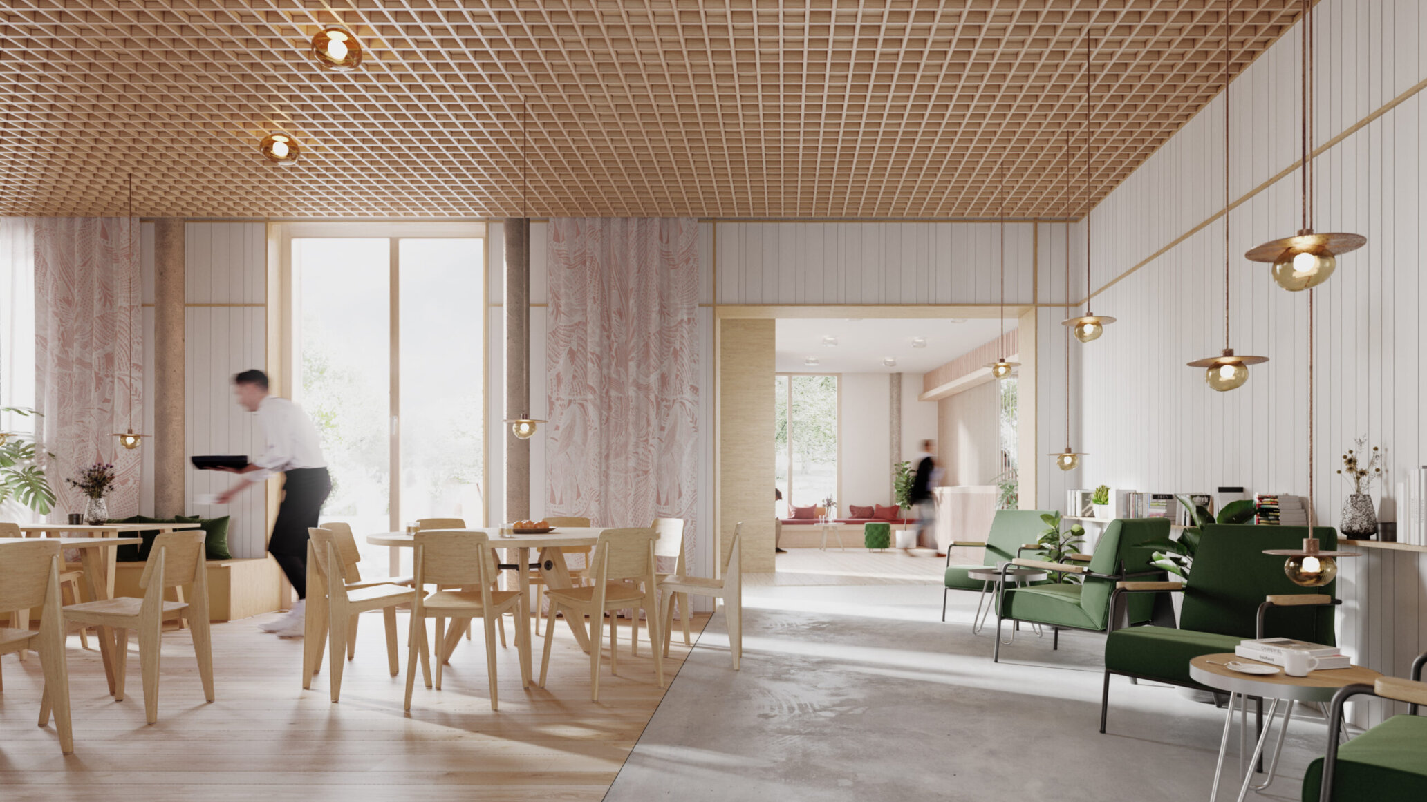 Ansicht Lobby Neubau Sihlsana