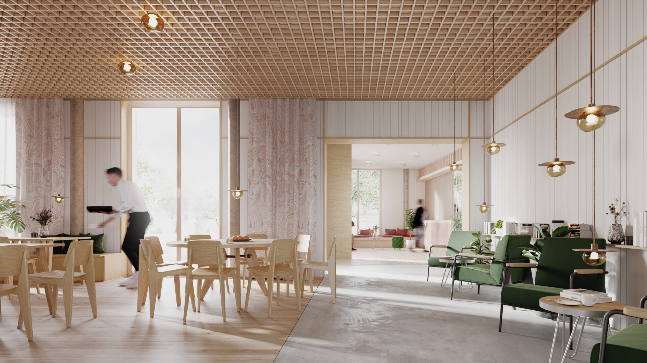 Ansicht Lobby Neubau Sihlsana