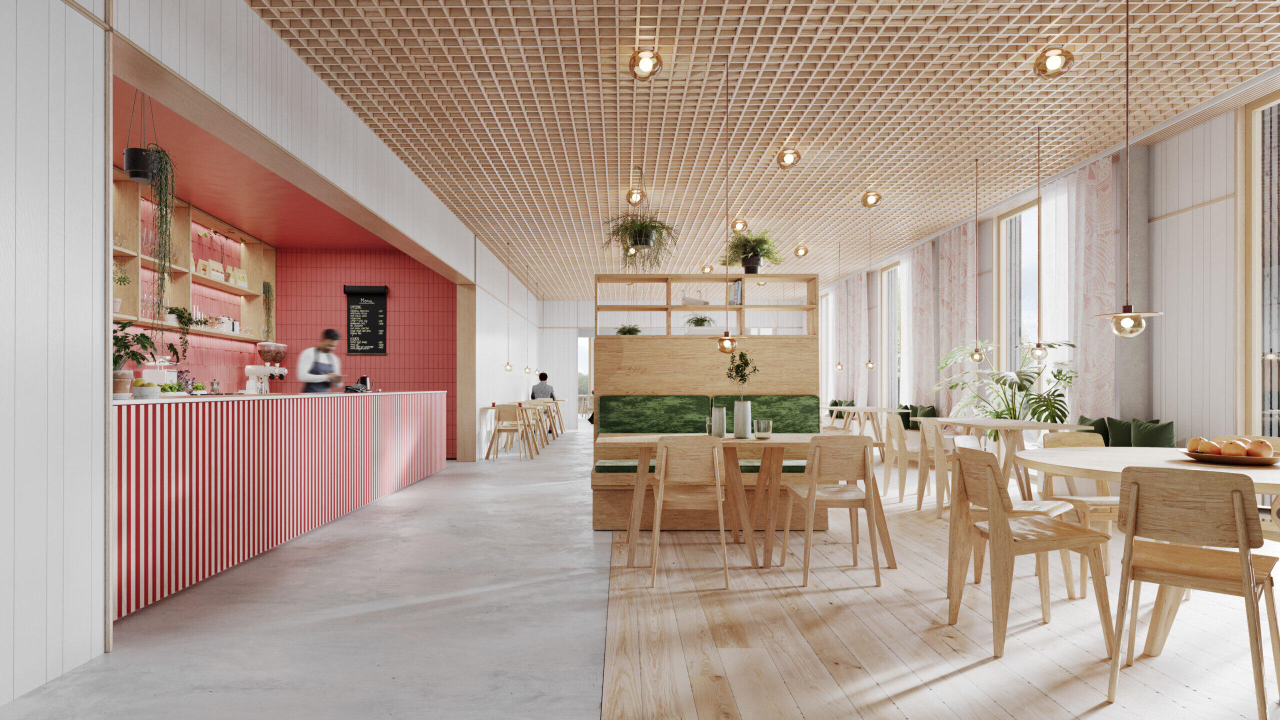 Ansicht Restaurant Neubau Sihlsana