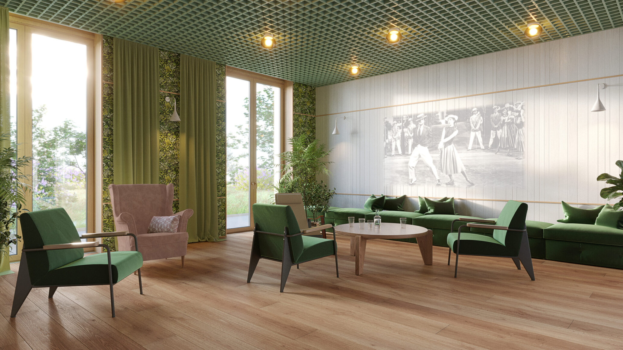 Ansicht Raum der Stille Neubau Sihlsana