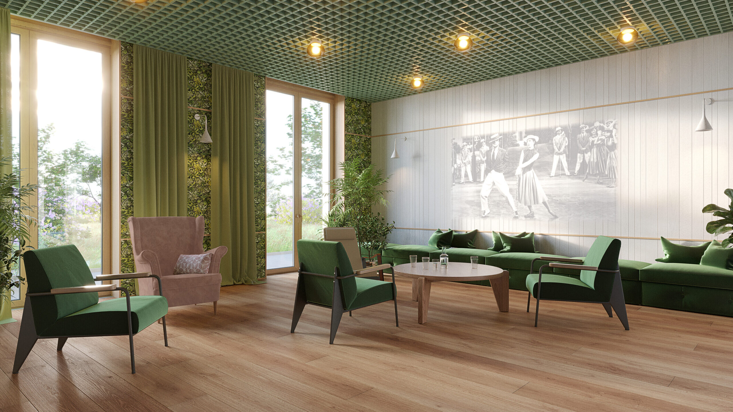 Ansicht Raum der Stille Neubau Sihlsana